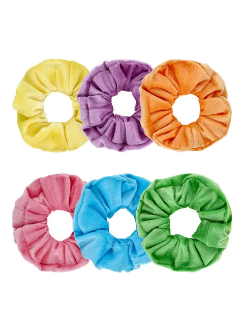 Plain Velvet Scrunchies in Assorted color - CNB6778