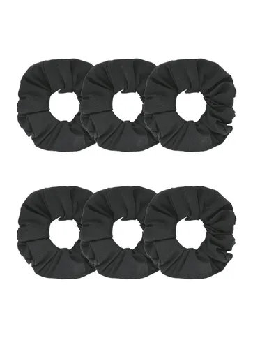 Plain Scrunchies in Black color - BHE5097