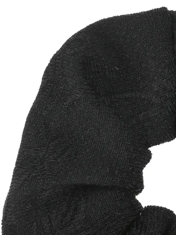 Plain Scrunchies in Black color - BHE5103