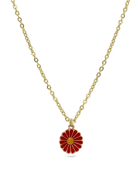 Western Pendant with Chain in Gold finish - CNB28805