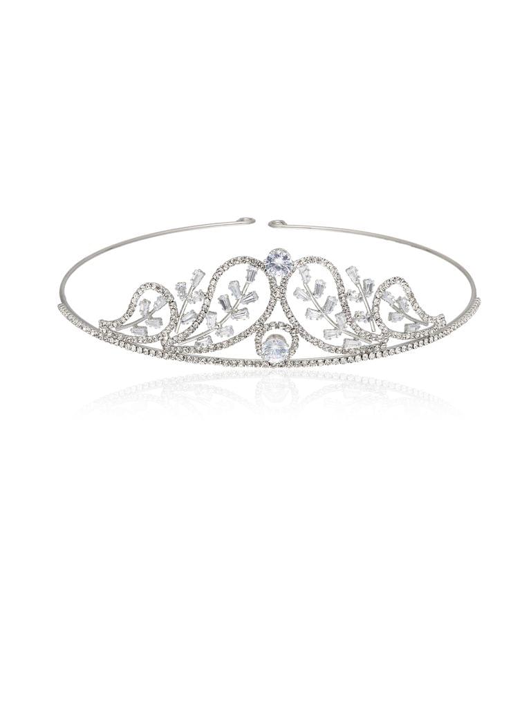 Fancy Crown in Rhodium finish - PARAD8