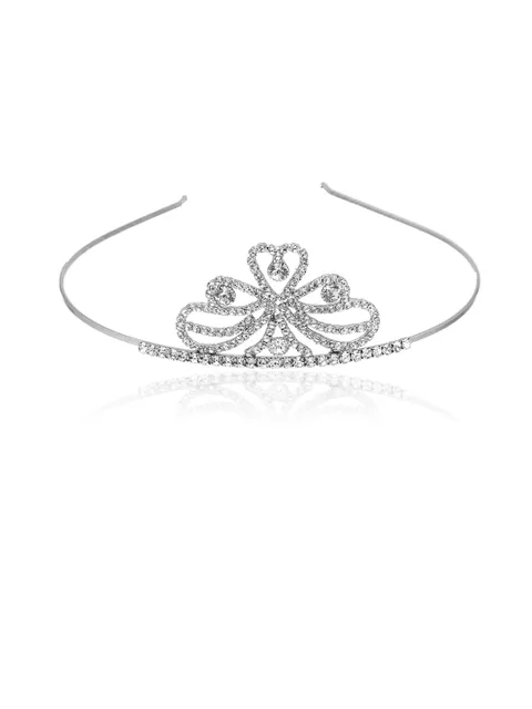 Fancy Crown in Rhodium finish - KES25RO