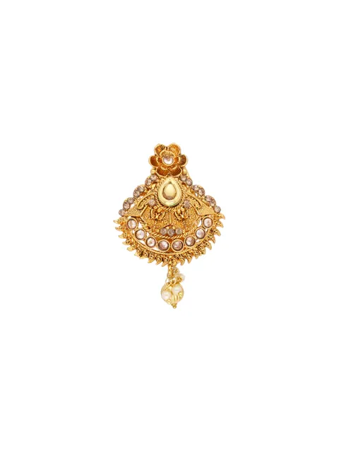 Antique Saree Pin in Gold finish - EPI829