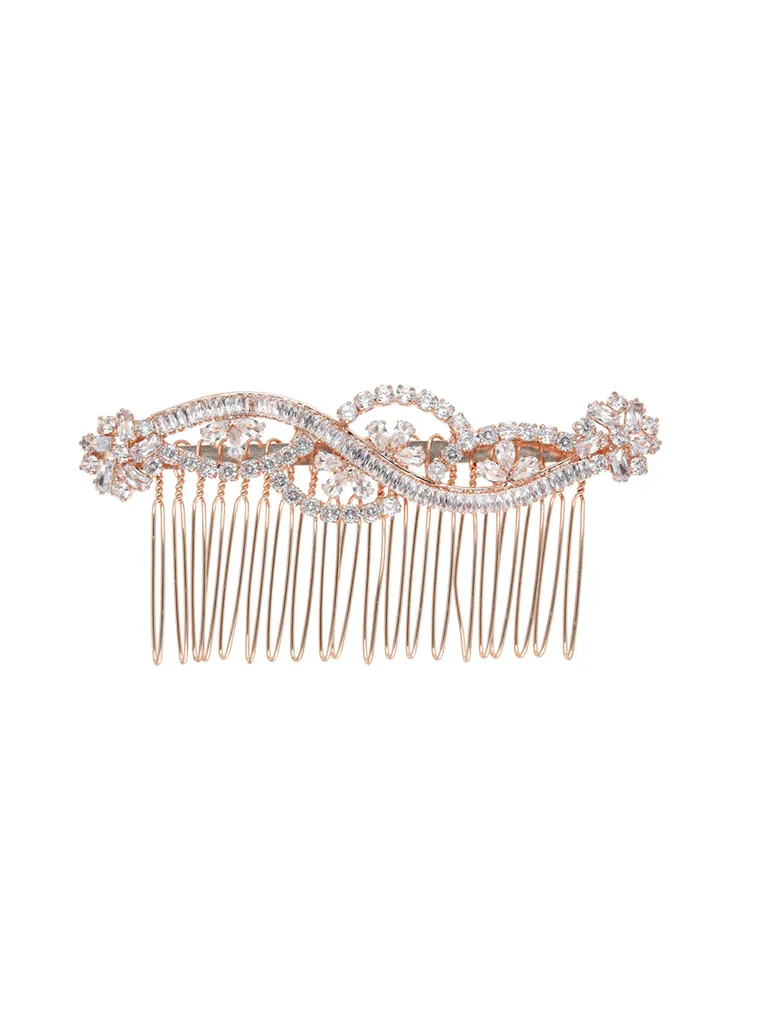 Fancy Comb in Rose Gold finish - PARK2RG