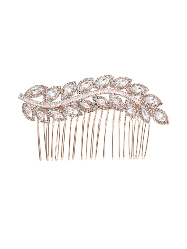 Fancy Comb in Rose Gold finish - PARK6RG
