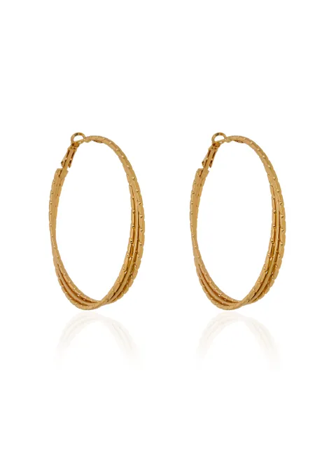 Western Bali / Hoops in Gold finish - CNB29107