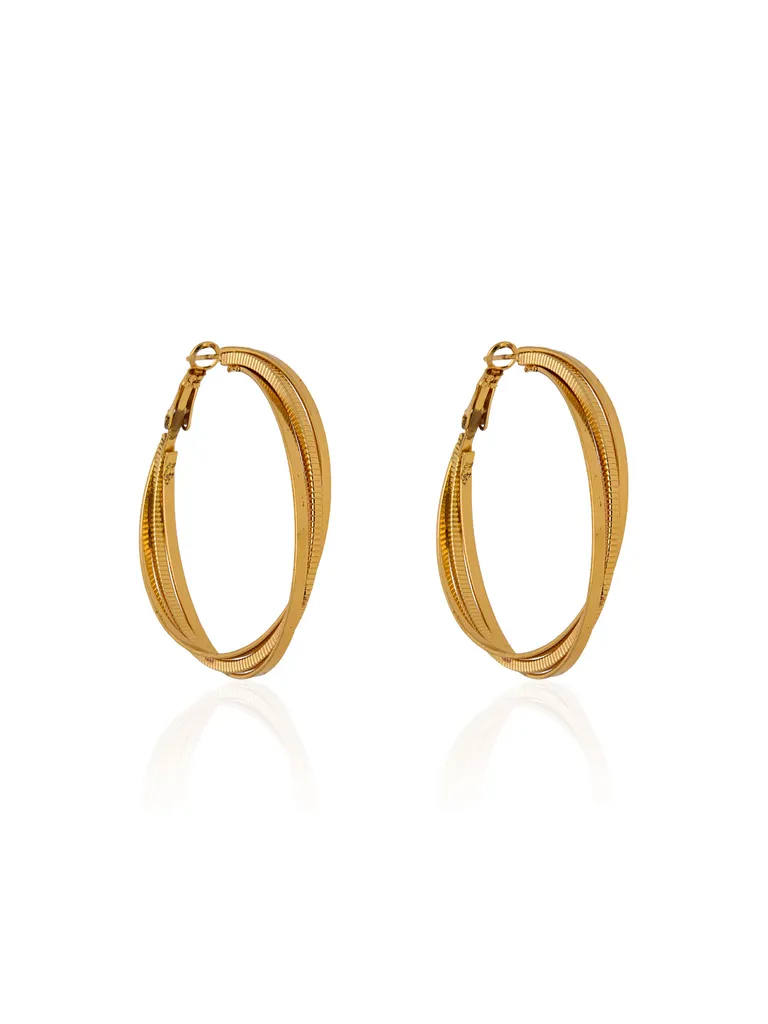 Western Bali / Hoops in Gold finish - CNB29113