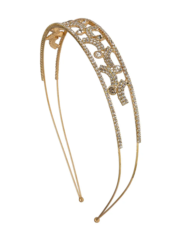 Fancy Hair Band in Gold finish - PARCT230GO