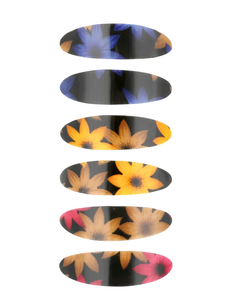 Printed Hair Clip in Assorted color - NIH6013