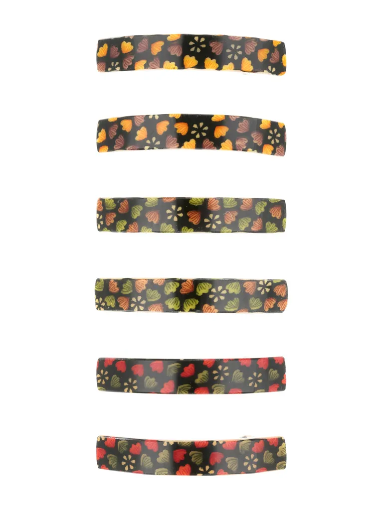 Printed Hair Clip in Assorted color - NIH908