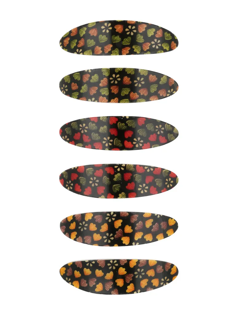 Printed Hair Clip in Assorted color - NIH903
