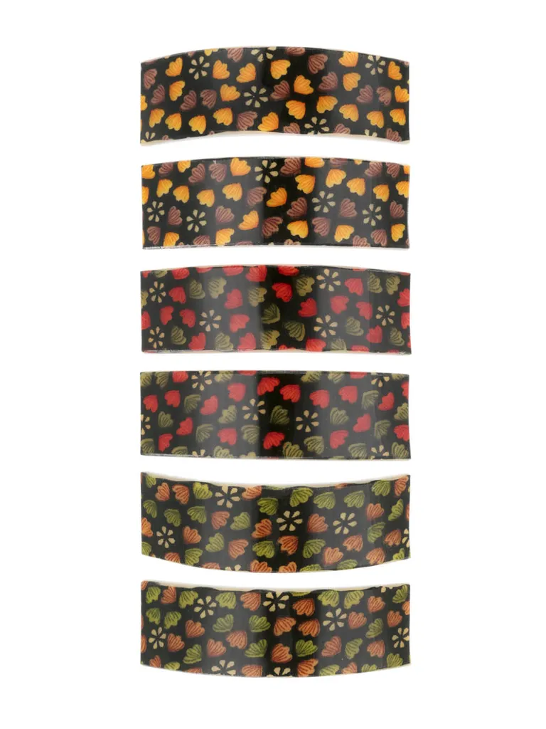 Printed Hair Clip in Assorted color - NIH901