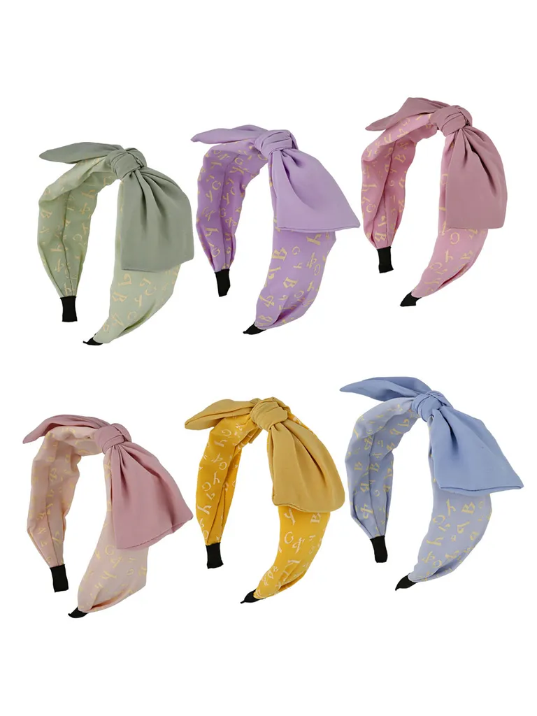 Printed Hair Band in Assorted color - CNB29661