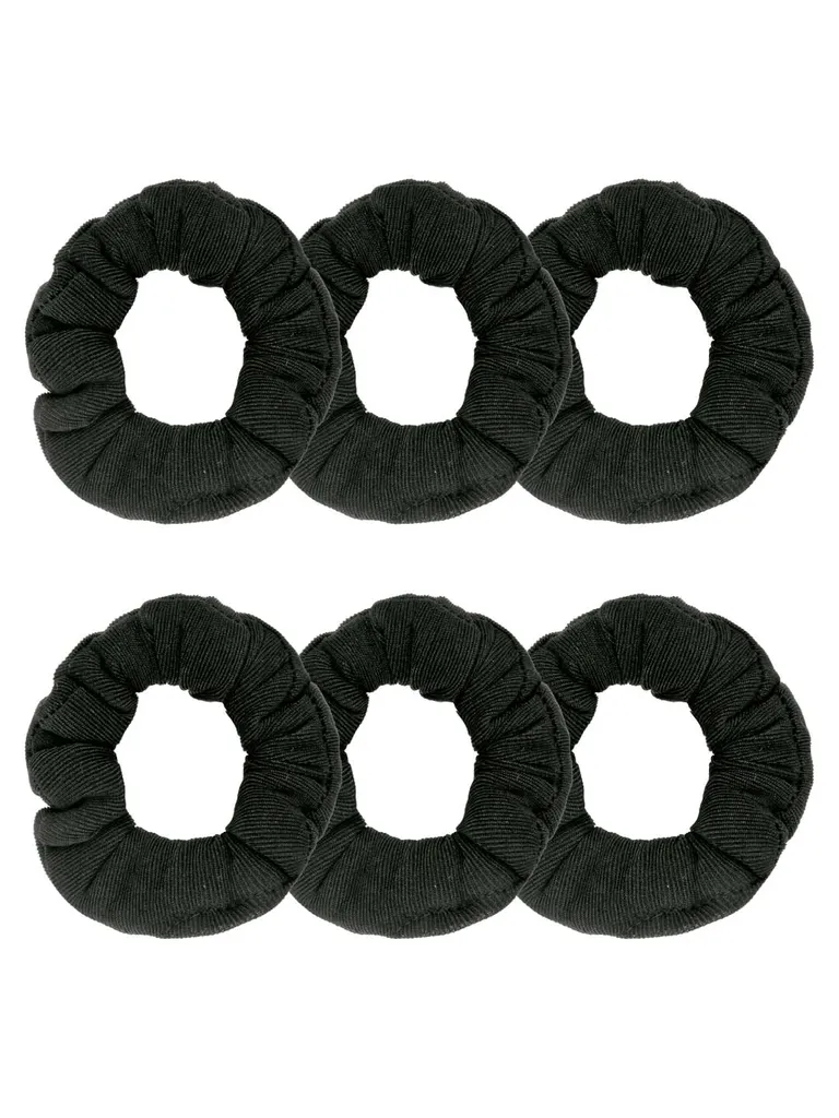 Plain Scrunchies in Black color - CNB30003