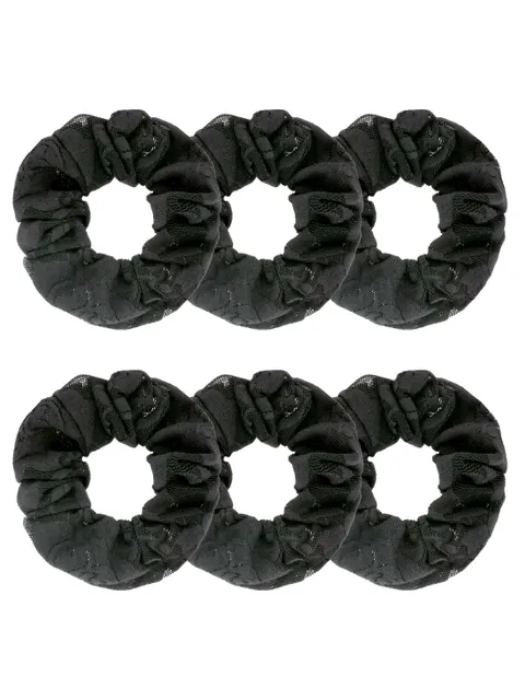 Plain Scrunchies in Black color - BHE5068