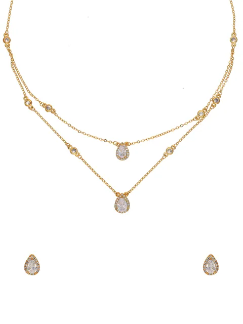 Western Necklace Set in Gold finish - CNB29966