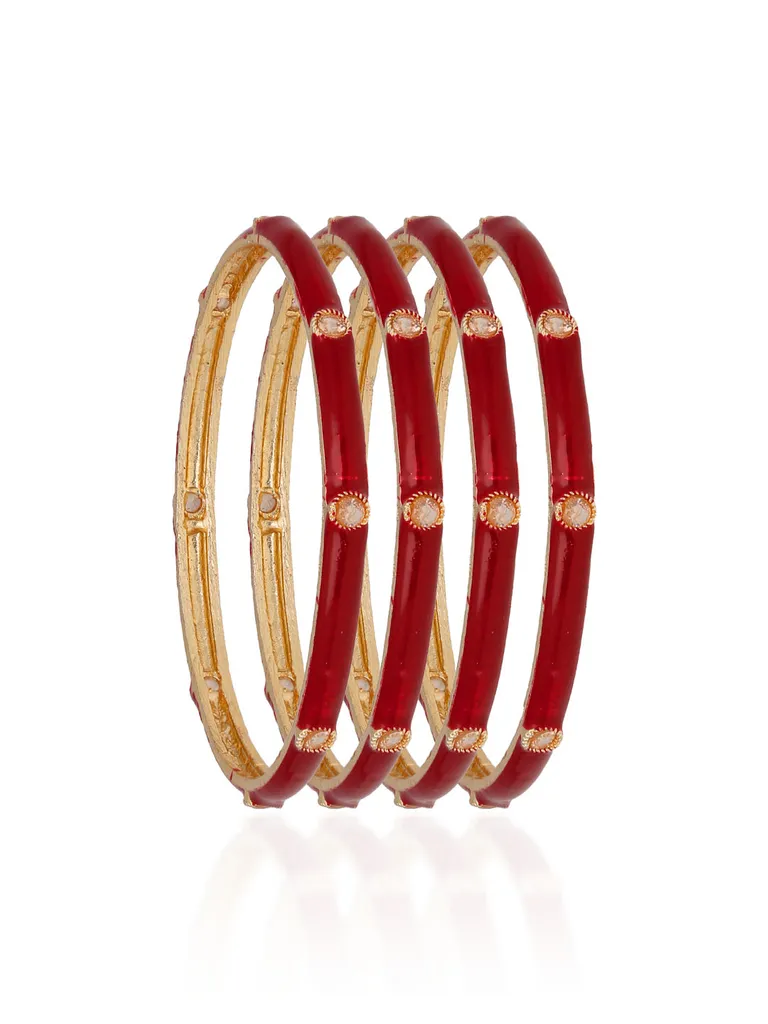 Meenakari Bangles in Gold finish - SIM2694RU