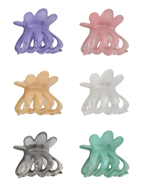 Plain Butterfly Clip in Assorted color - ASN8042F