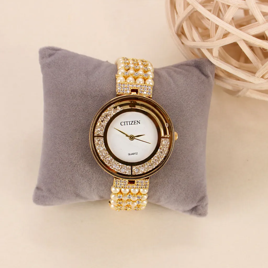 Pearl Watch in Gold finish - HAR51