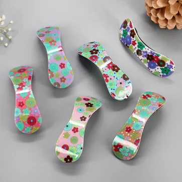Printed Hair Clip in Assorted color - KIN27D