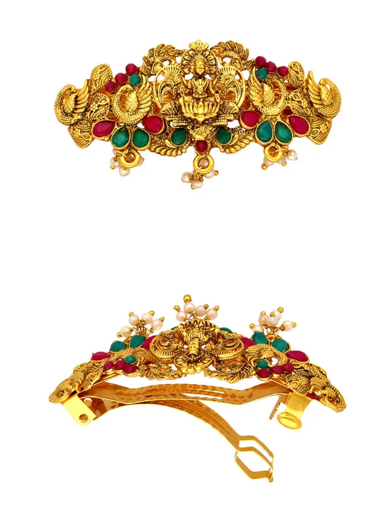 Temple Hair Clip in Gold finish - CNB30463