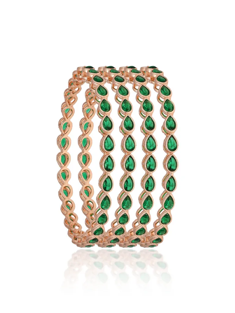Traditional Bangles in Rose Gold finish - MON20333GR