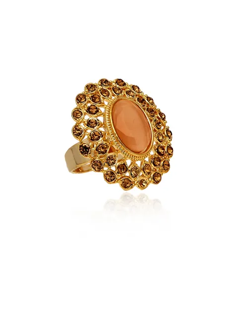 Traditional Finger Ring in Gold finish - PPW16861
