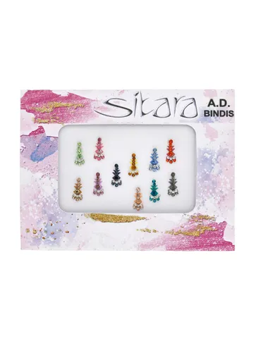 Traditional Bindis in Assorted color - CNB31252