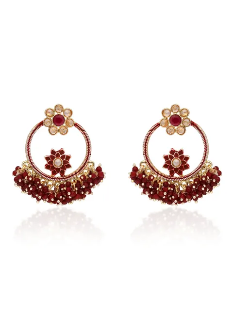 Reverse AD Earrings in Gold finish - CNB30934