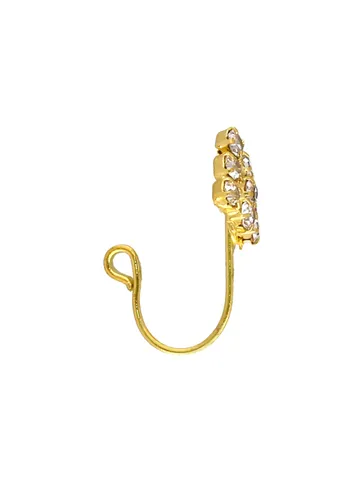 Clip Ons (Press) Nose Ring in Gold finish - CNB32044