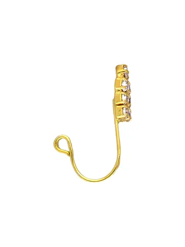 Clip Ons (Press) Nose Ring in Gold finish - CNB32046