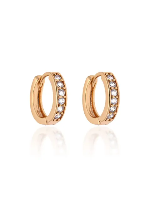 AD / CZ Bali / Hoops in Gold finish - CNB16289