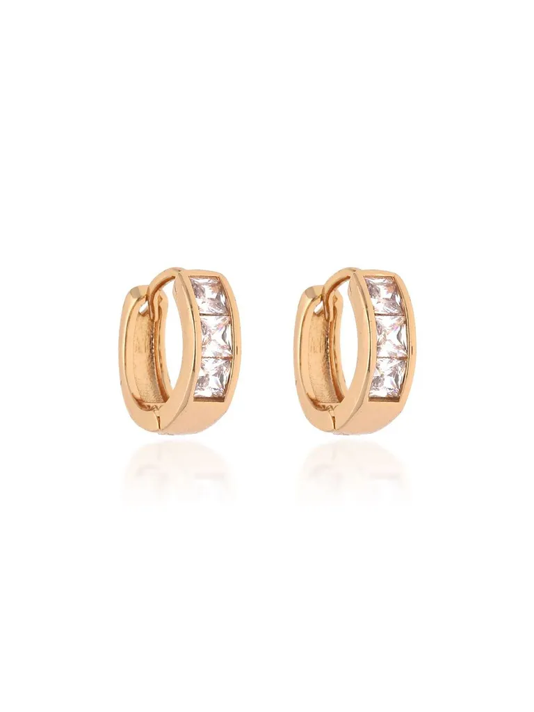 AD / CZ Bali / Hoops in Gold finish - CNB16294