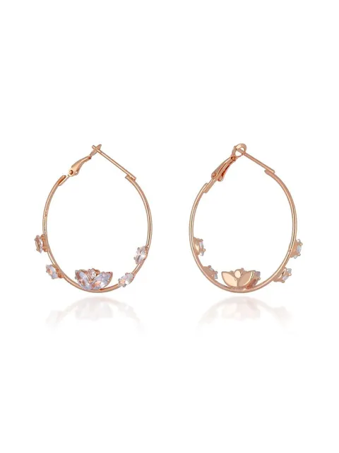 Western Bali / Hoops in Rose Gold finish - CNB18597
