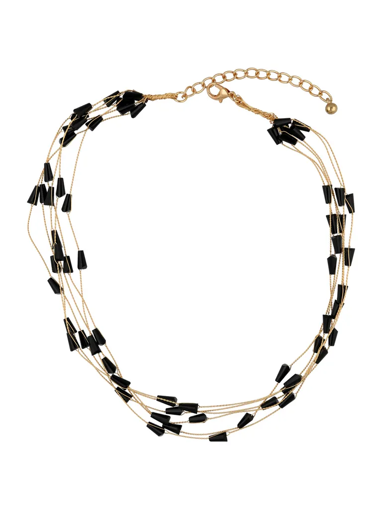Western Necklace in Gold finish - CNB32661