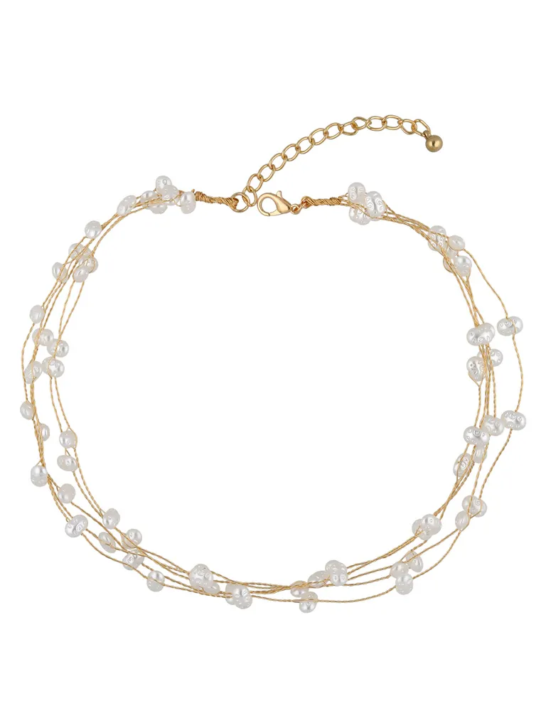 Western Necklace in Gold finish - CNB32679