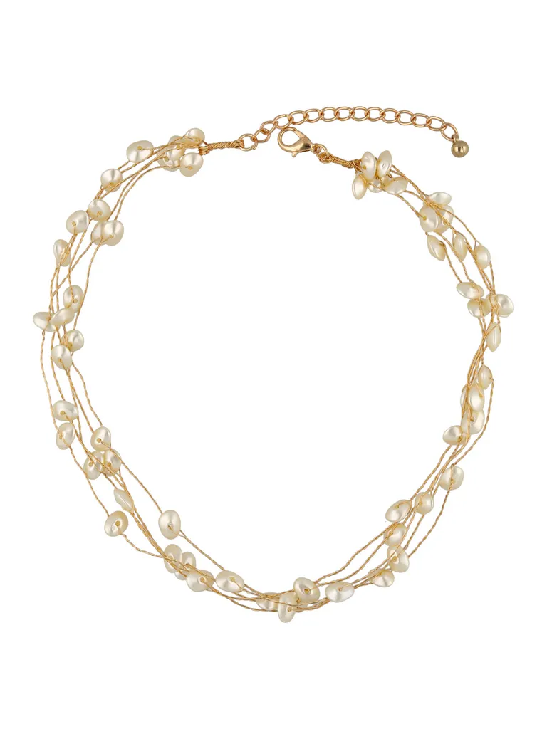 Western Necklace in Gold finish - CNB32678