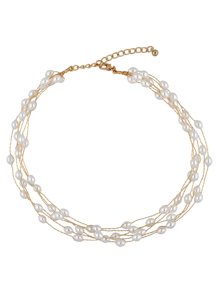 Western Necklace in Gold finish - CNB32681