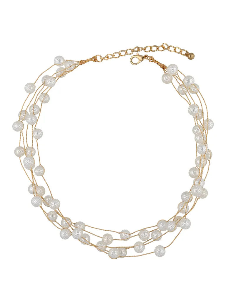 Western Necklace in Gold finish - CNB32683