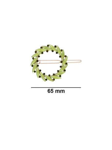 Fancy Lock Pin in Assorted color and Rose Gold finish - CNB33166