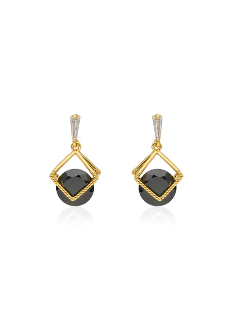 AD / CZ Earrings in Gold finish - CNB31627