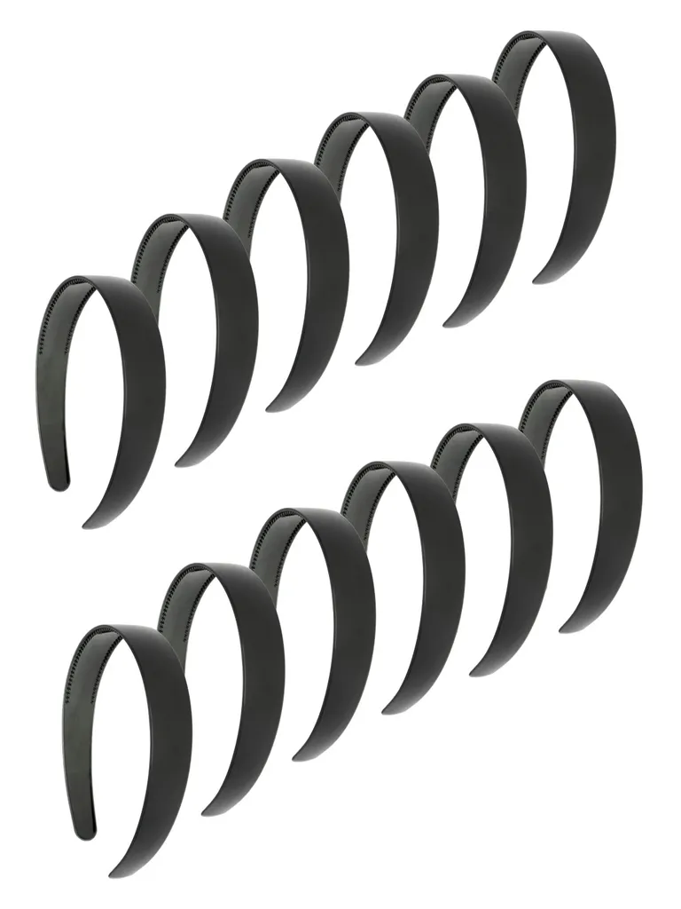 Plain Hair Band in Black color - CNB33004