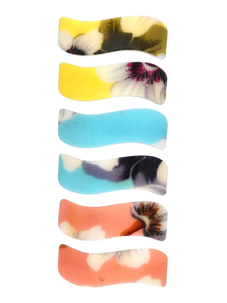 Printed Hair Clip in Assorted color - NIH195