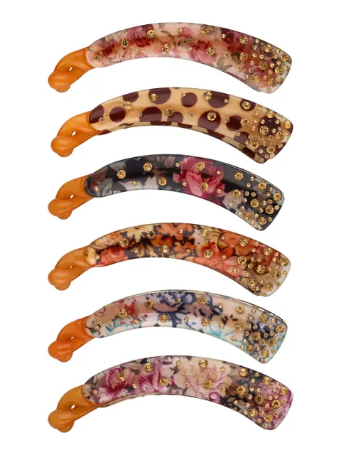 Fancy Banana Clip in Assorted color - CNB32914