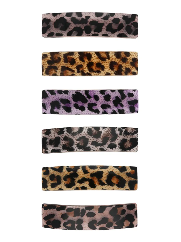 Printed Hair Clip in Assorted color - CNB32934