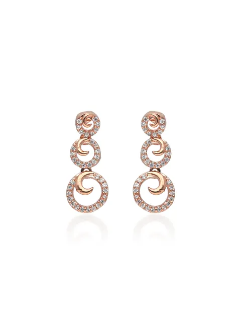 AD / CZ Earrings in Rose Gold finish - RRM6242RG