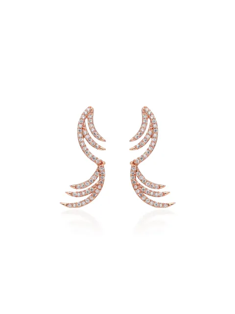 AD / CZ Earrings in Rose Gold finish - RRM6818RG