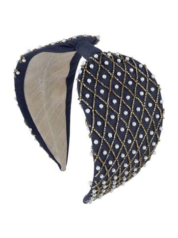 Fancy Hair Band with Embroidery - SECHB401GR