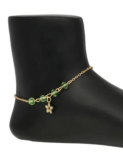 Western Loose Anklet in Gold finish - S34232