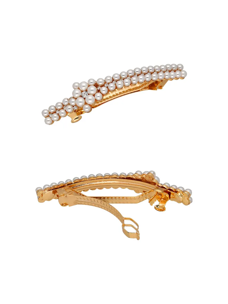 Fancy Hair Clip in Gold finish - RSP2191